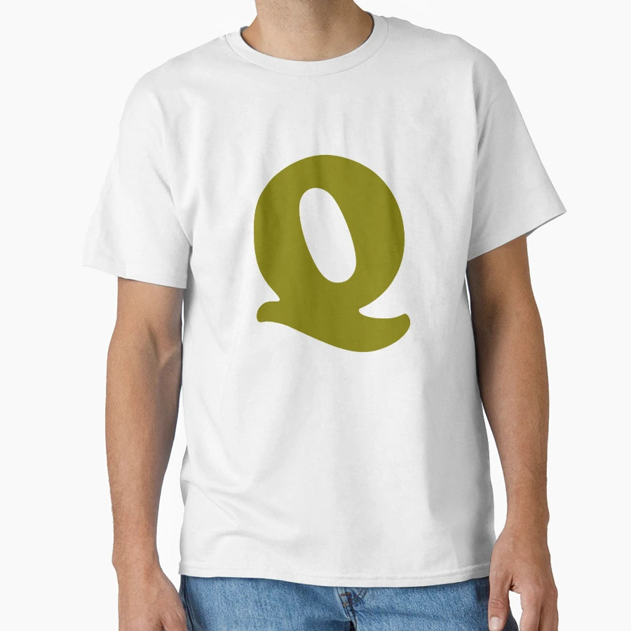 Letter Q Initial Q T-Shirt - Novelty Apparel Unisex - T-Shirt, Sweatshirt, Hoodie