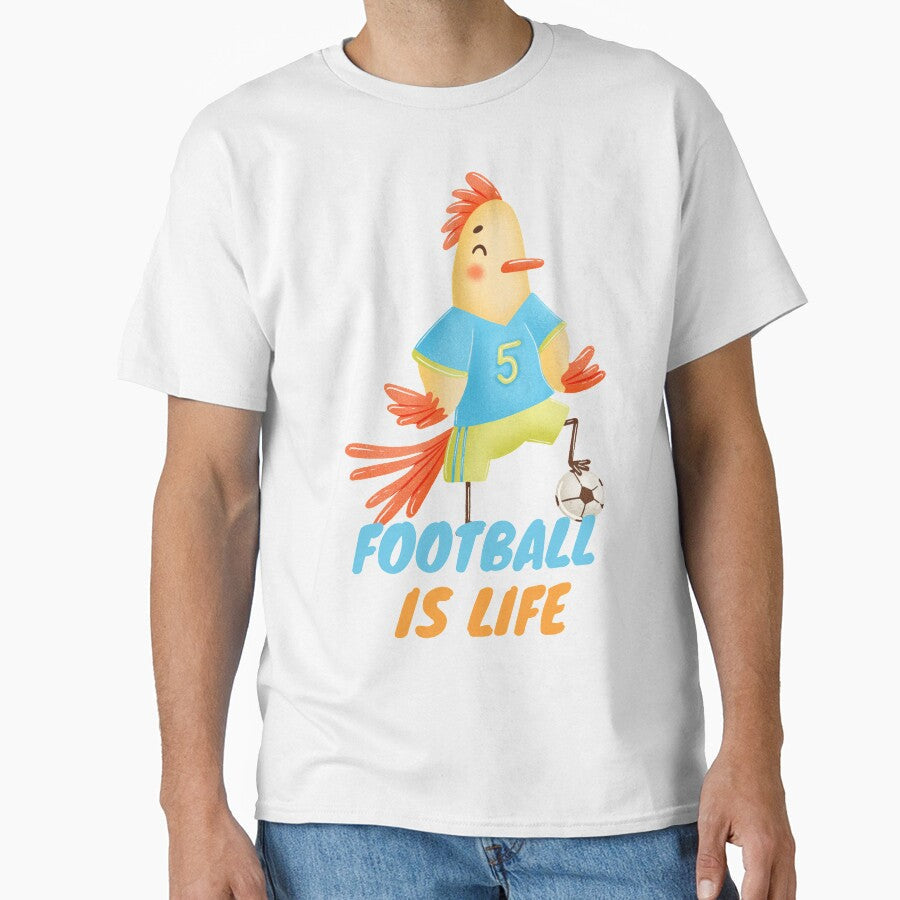 Football is life by saladiin - Adult & Kids T-Shirts, Sweatshirts & Hoodies apparel design preview 1