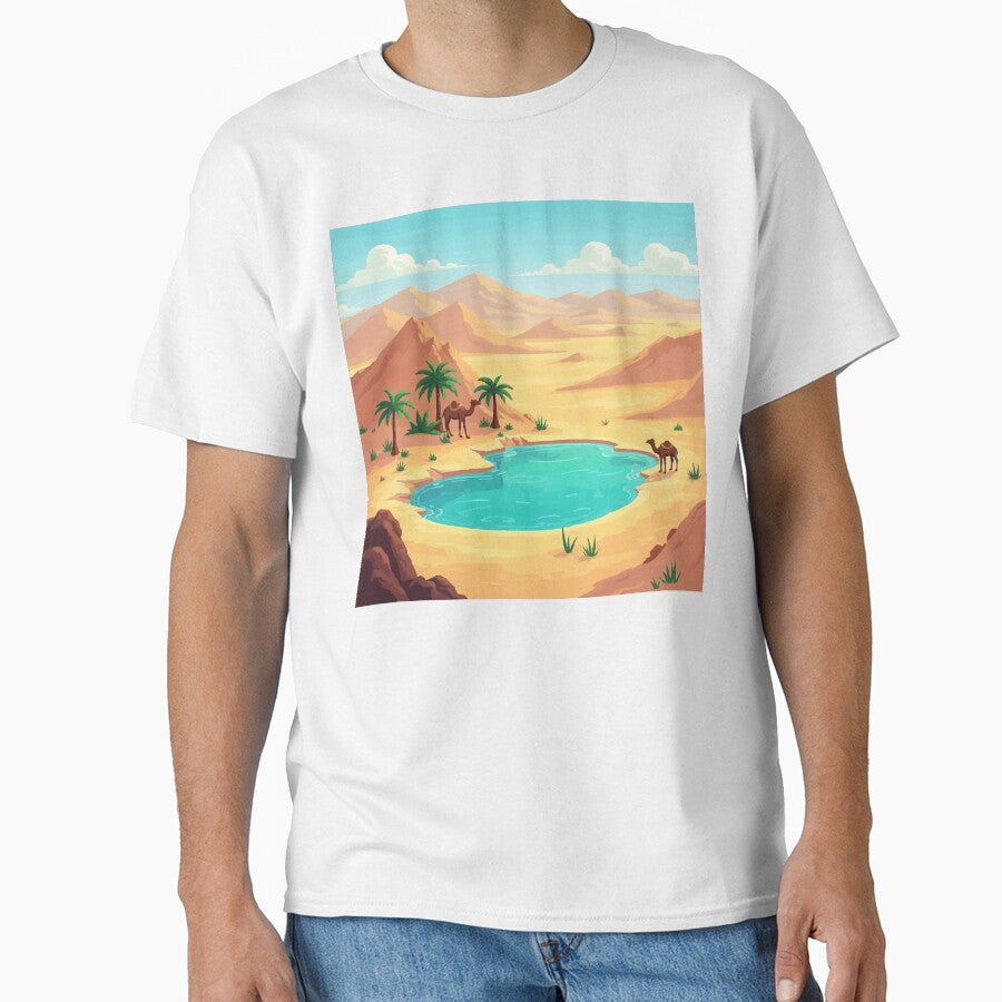 Pixel Desert A Canvas of Sand by NaturePixel - Adult & Kids T-Shirts, Sweatshirts & Hoodies apparel design preview 1