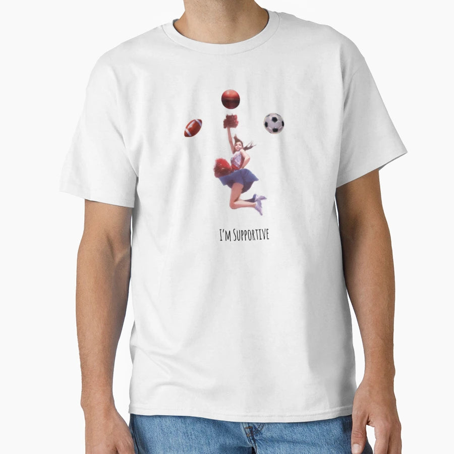 Seasonal Sports Cheerleader T-Shirt - Aesthetic Graphic Men Women - T-Shirt, Sweatshirt, Hoodie