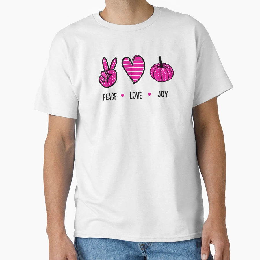 Peace Love Joy T-Shirt - Streetwear Style for Adults - T-Shirt, Sweatshirt, Hoodie