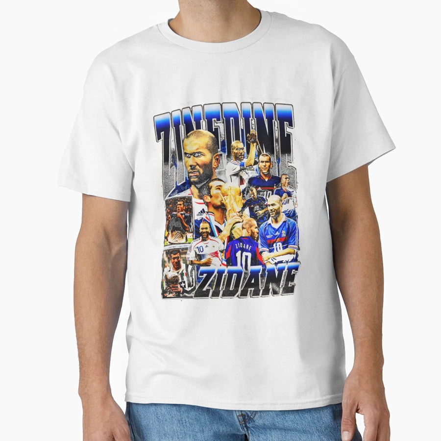 Zinedine Zidane Bootleg T-Shirt - Novelty Apparel for Adults - T-Shirt, Sweatshirt, Hoodie