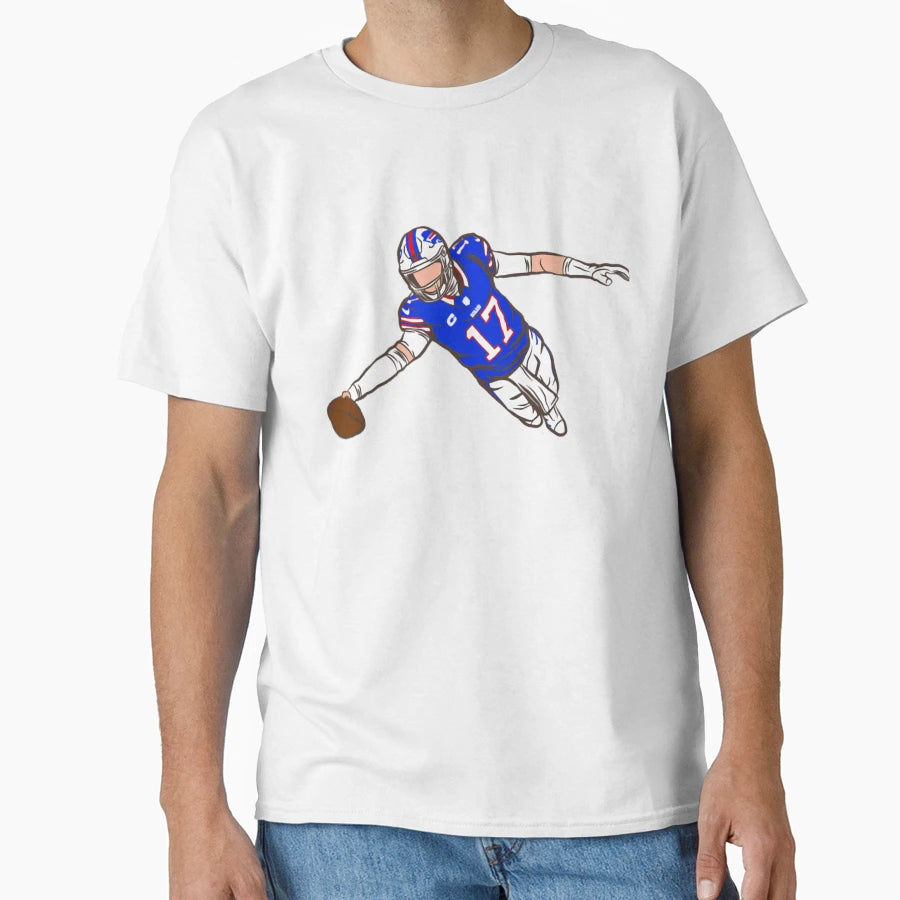 Josh Flying Allen Cartoon T-Shirt - Fun Novelty Design for Adults - T-Shirt, Sweatshirt, Hoodie