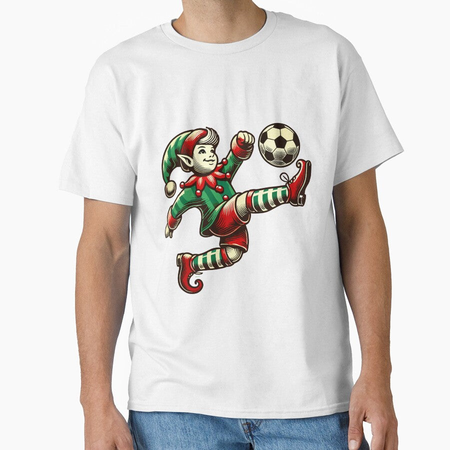 Soccer Playing Eleven With Ball by LuminOrb - Adult & Kids T-Shirts, Sweatshirts & Hoodies apparel design preview 1