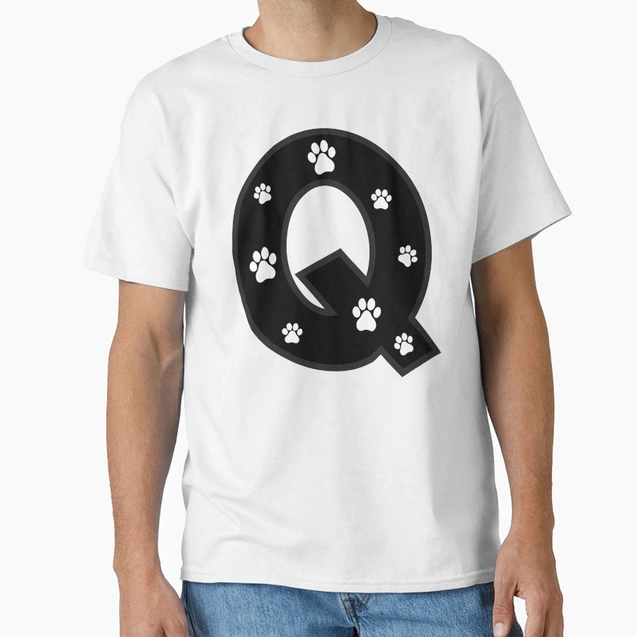 Paw Alphabet T-Shirt - Minimalist Print Unisex - T-Shirt, Sweatshirt, Hoodie