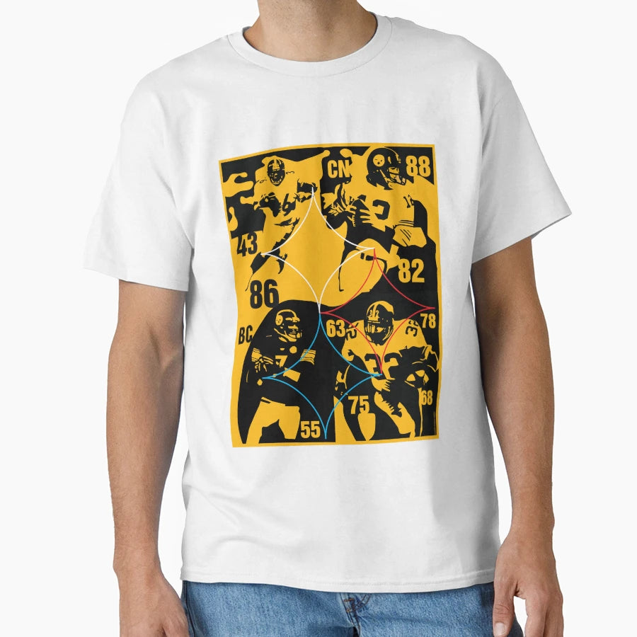 Pittsburgh Steelers Greats Franco Harris T-Shirt - Trendy Graphic Unisex - T-Shirt, Sweatshirt, Hoodie