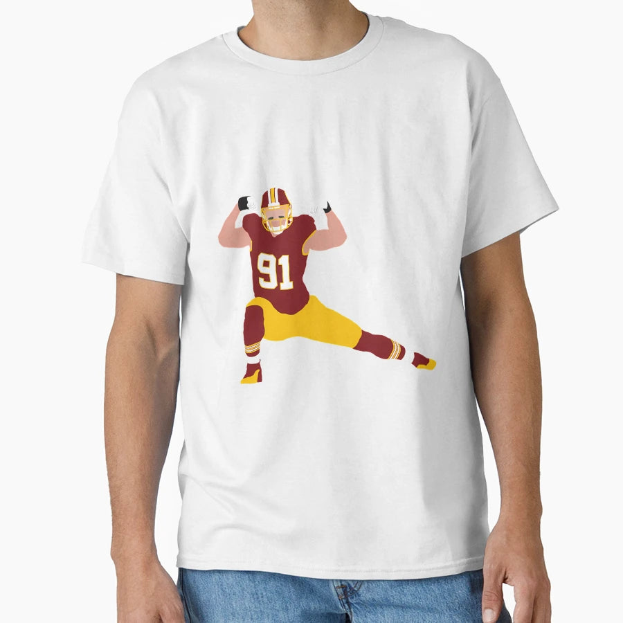 Ryan Kerrigan T-Shirt - Minimalist Print for Adults - T-Shirt, Sweatshirt, Hoodie