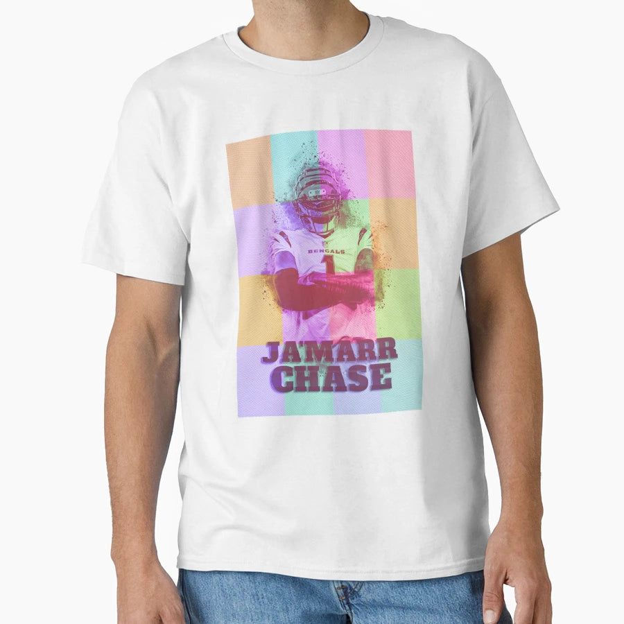 Jamarr Chase T-Shirt - Custom Art Print Men Women - T-Shirt, Sweatshirt, Hoodie
