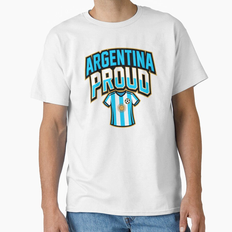 Argentina's pride. Passion. Love of football. by - Adult & Kids T-Shirts, Sweatshirts & Hoodies apparel design preview 1