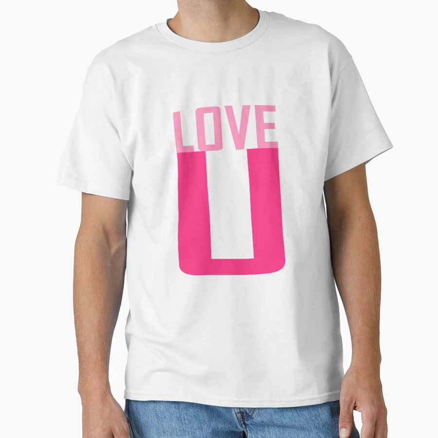 Love U T-Shirt - Minimalist Print for Adults - T-Shirt, Sweatshirt, Hoodie