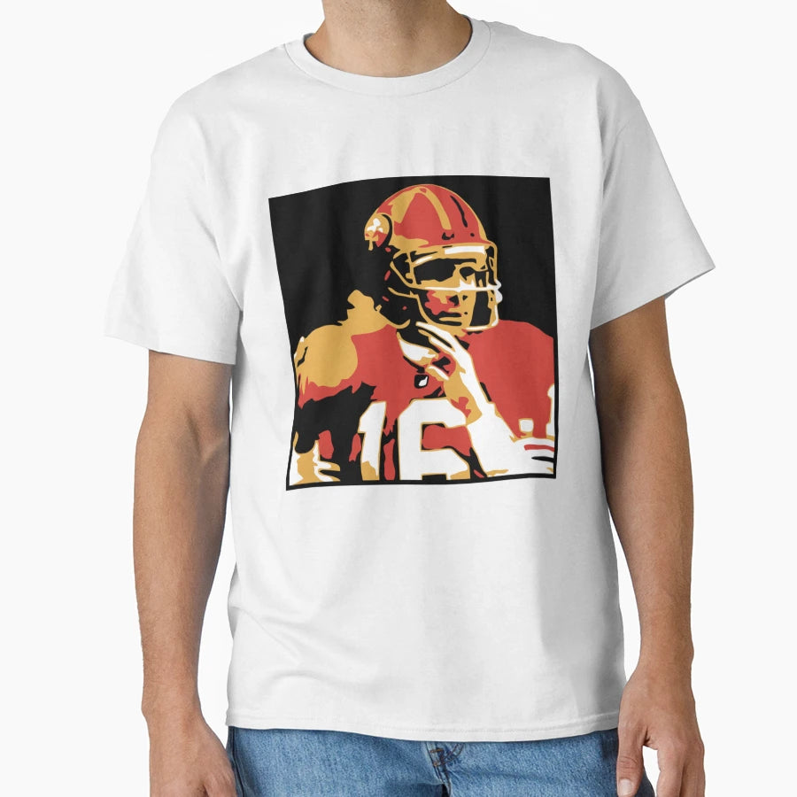 Joe Montana Quot Goat Quot T-Shirt - Custom Art Print Unisex - T-Shirt, Sweatshirt, Hoodie