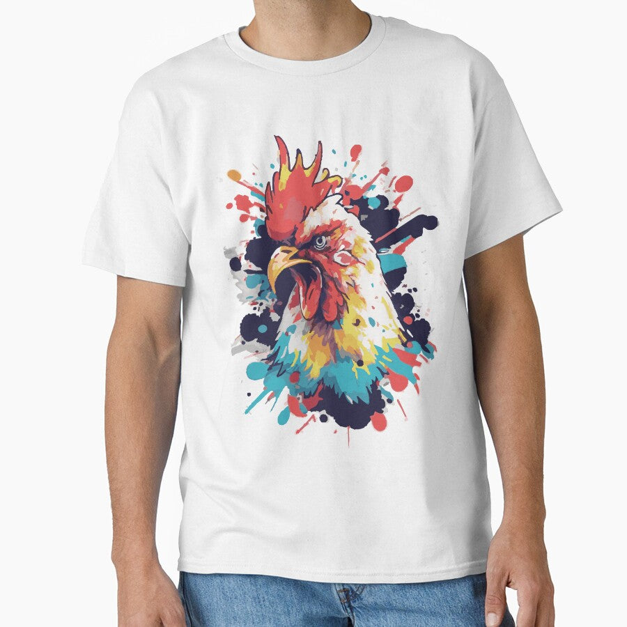 Chicken artistic 2 by wrotynski - Adult & Kids T-Shirts, Sweatshirts & Hoodies apparel design preview 1