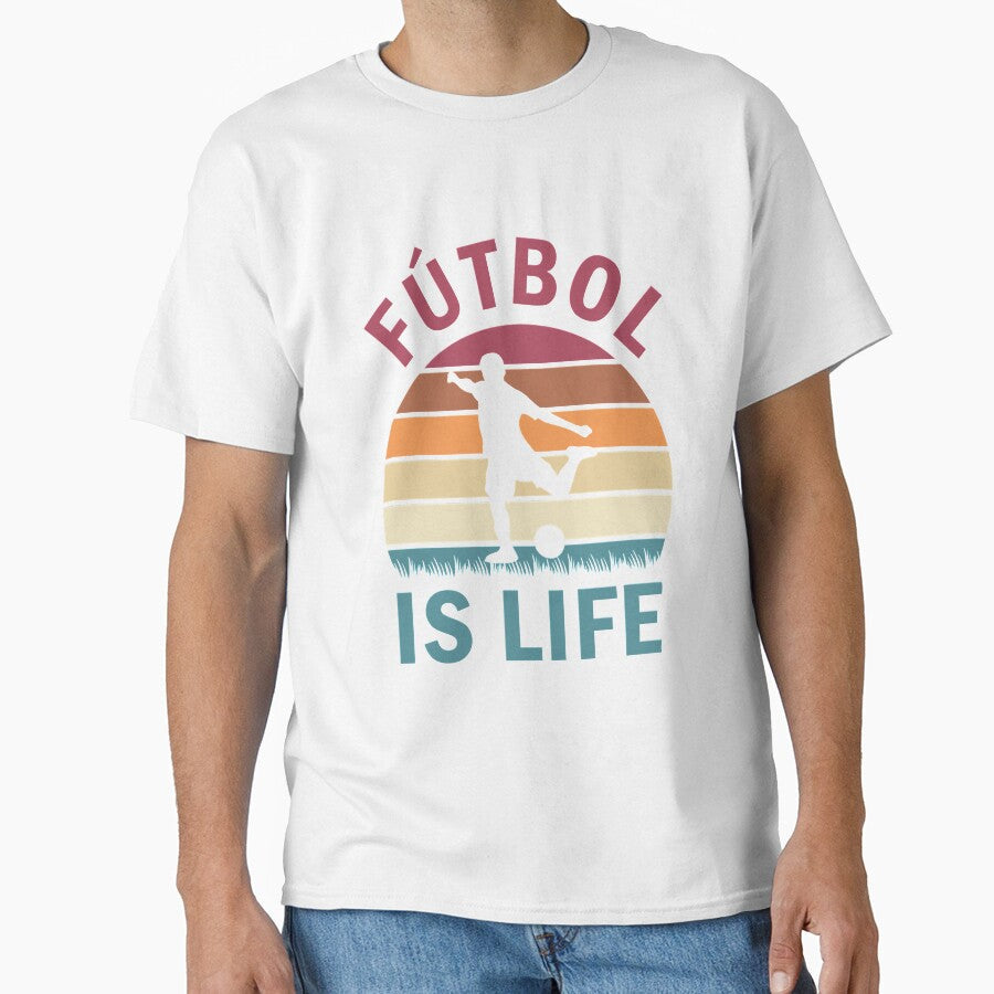 Vintage Retro Football And Soccer Lover by - Adult & Kids T-Shirts, Sweatshirts & Hoodies apparel design preview 1