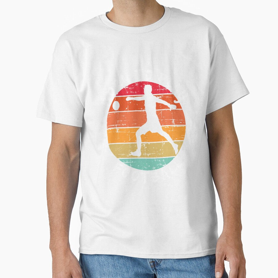 Retro Born To Play Football Distressed Effect by - Adult & Kids T-Shirts, Sweatshirts & Hoodies apparel design preview 1