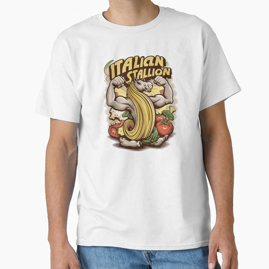 ''Italian Stallion'' Funny Proud to be by Witty - Adult & Kids T-Shirts, Sweatshirts & Hoodies apparel design preview 1
