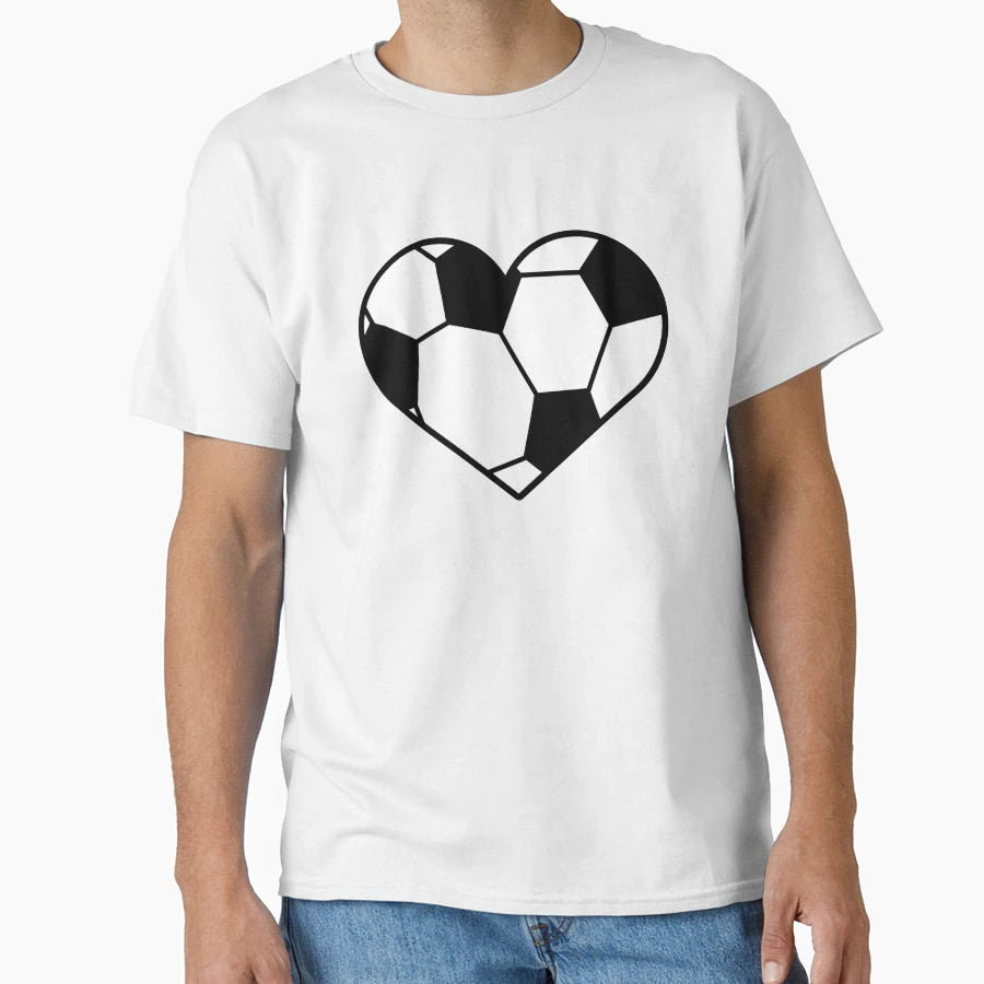 Soccer Love T-Shirt - Custom Art Print Unisex - T-Shirt, Sweatshirt, Hoodie