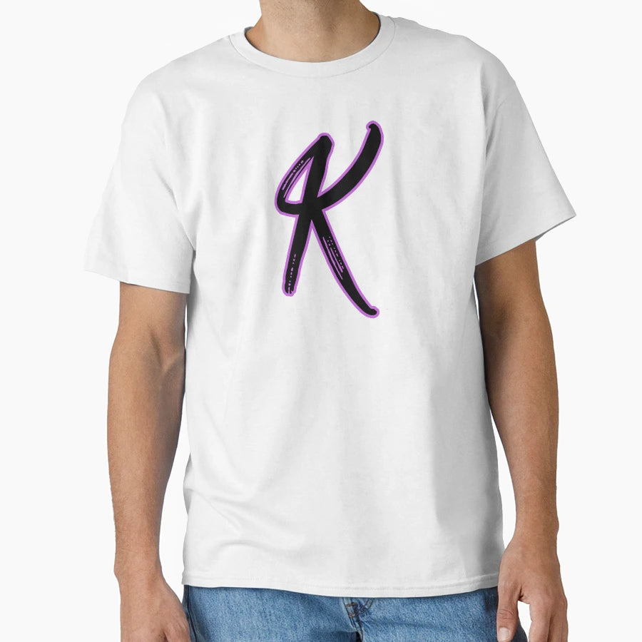 Letter K T-Shirt - Minimalist Print for Adults - T-Shirt, Sweatshirt, Hoodie