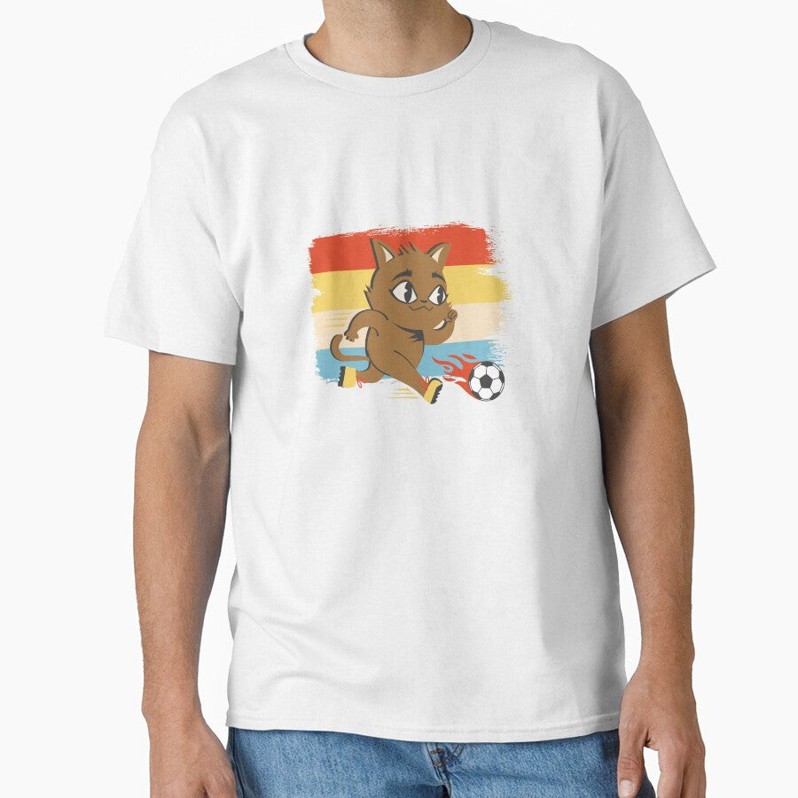 Soccer cat by DerSenat - Adult & Kids T-Shirts, Sweatshirts & Hoodies apparel design preview 1