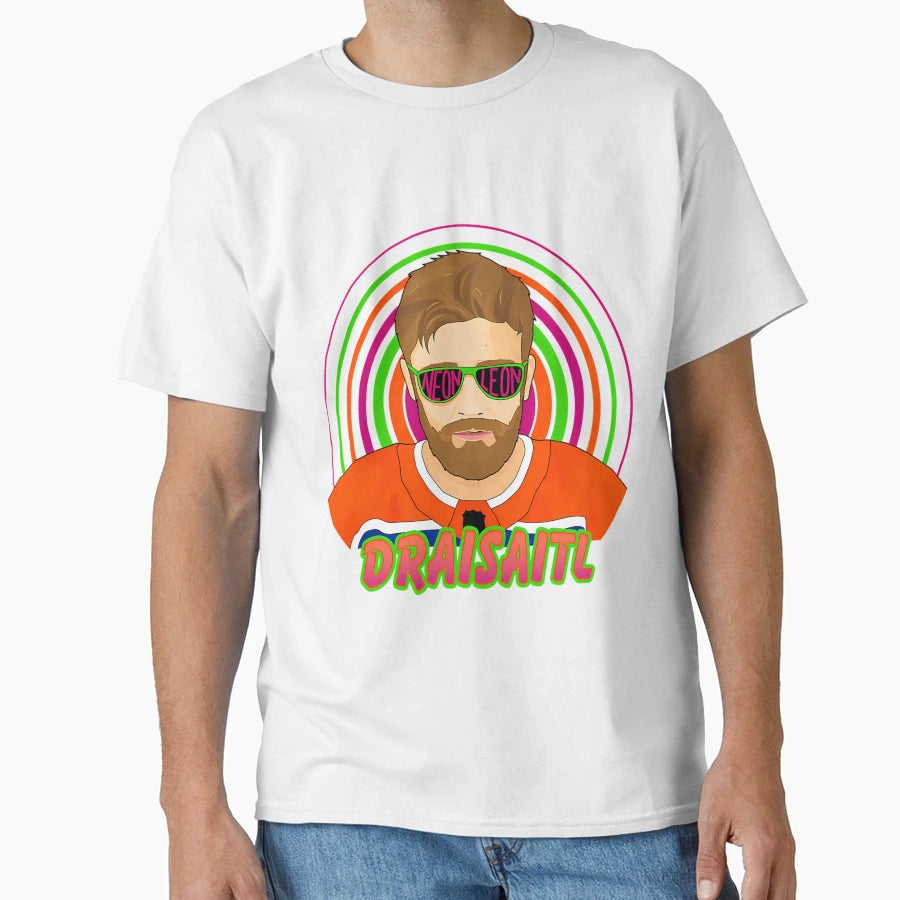 Edmonton Oilers Leon Draisaitl T-Shirt - Trendy Graphic Unisex - T-Shirt, Sweatshirt, Hoodie