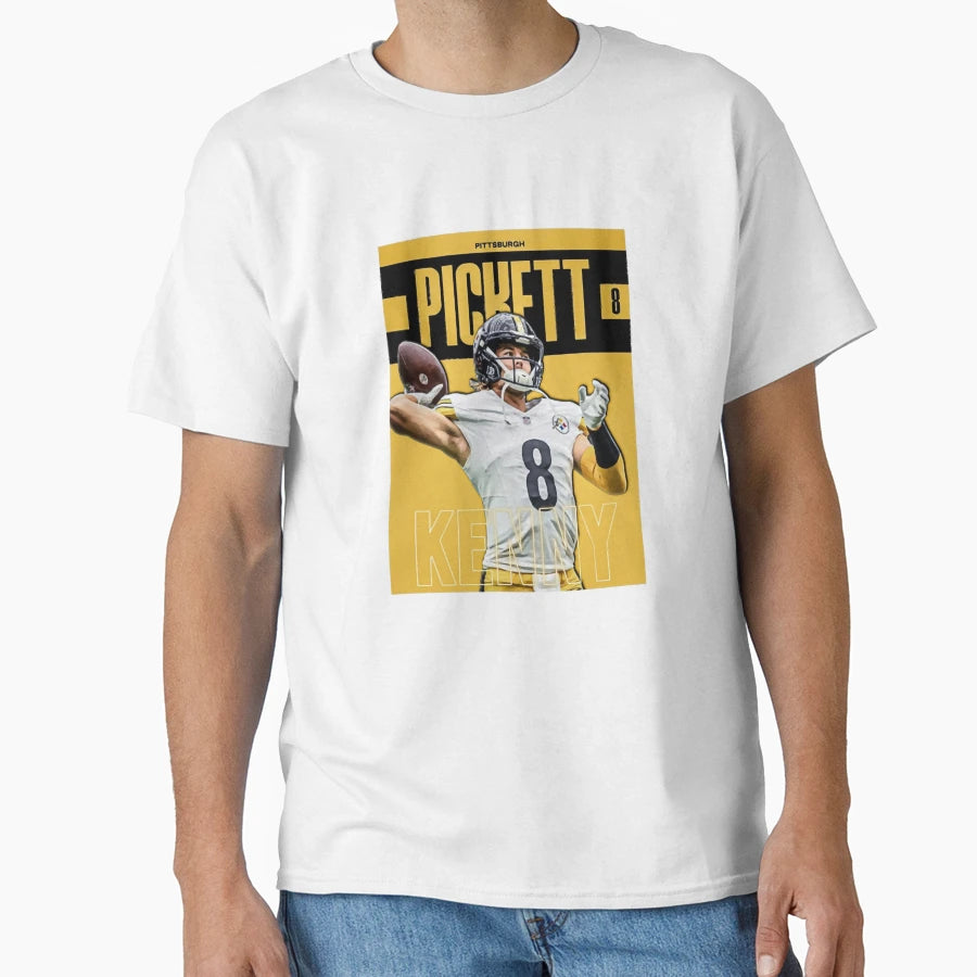 Kenny Pickett N 8 T-Shirt - Trendy Graphic Men Women - T-Shirt, Sweatshirt, Hoodie