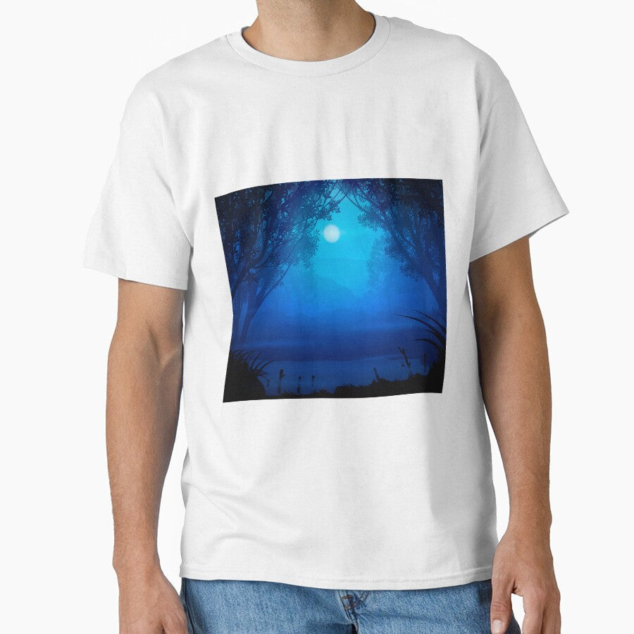 Blue forest by Timegraf - Adult & Kids T-Shirts, Sweatshirts & Hoodies apparel design preview 1