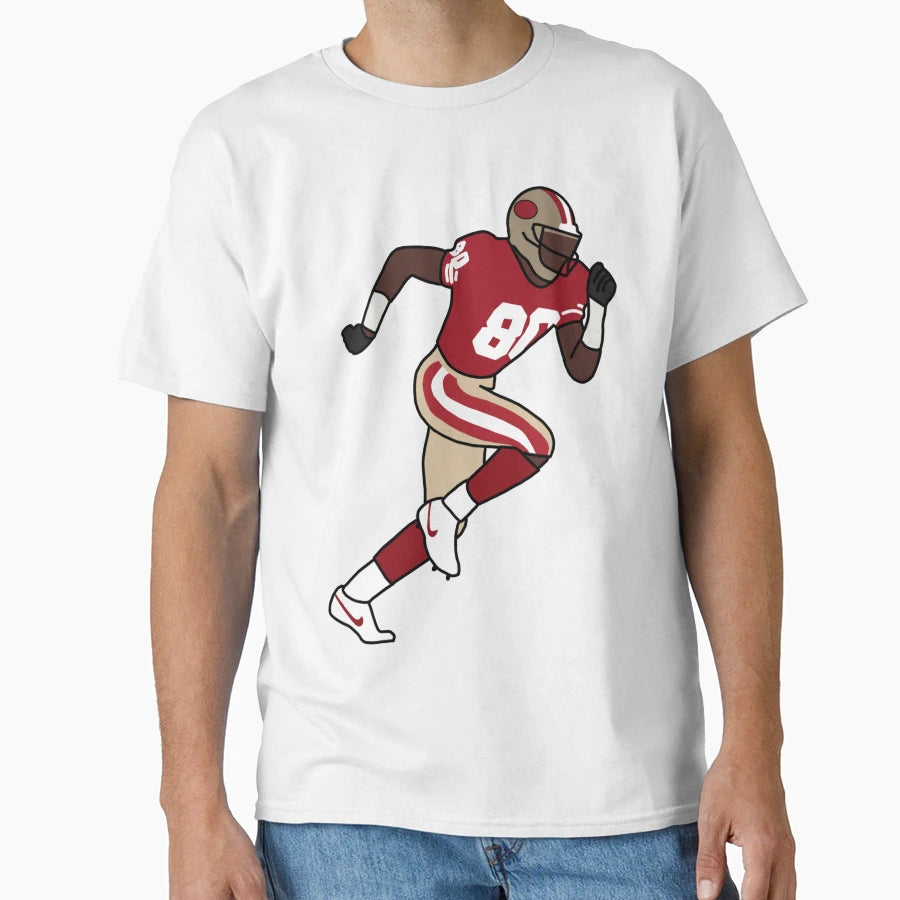 Jerry Rice T-Shirt - Aesthetic Graphic Unisex - T-Shirt, Sweatshirt, Hoodie