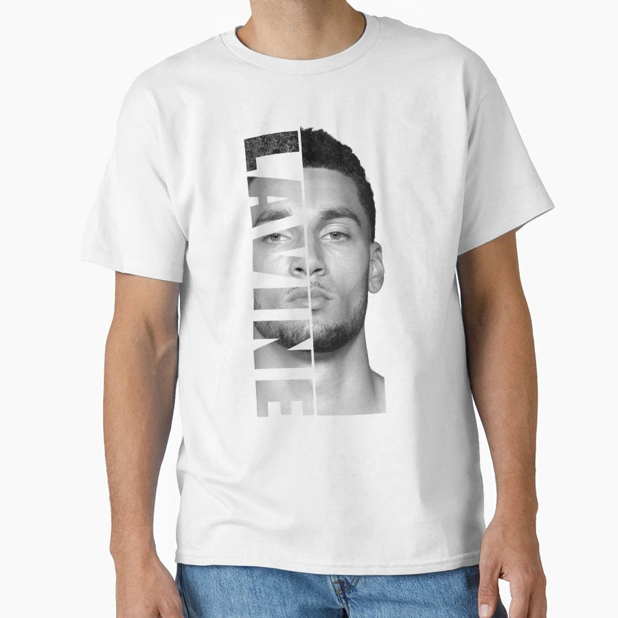 Zach Lavine Black White T-Shirt - Novelty Apparel for Adults - T-Shirt, Sweatshirt, Hoodie