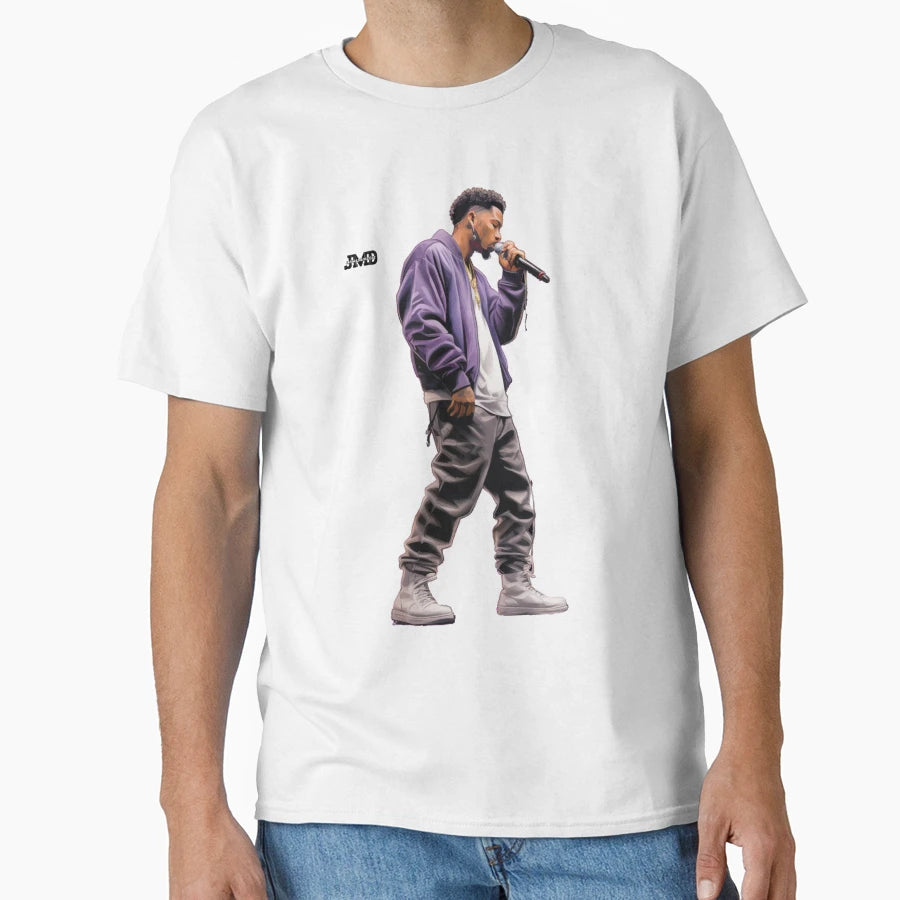 Rapper 1 White Background T-Shirt - Streetwear Style Men Women - T-Shirt, Sweatshirt, Hoodie