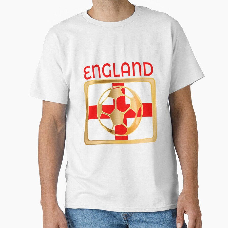 England flag football by minimalartstory - Adult & Kids T-Shirts, Sweatshirts & Hoodies apparel design preview 1