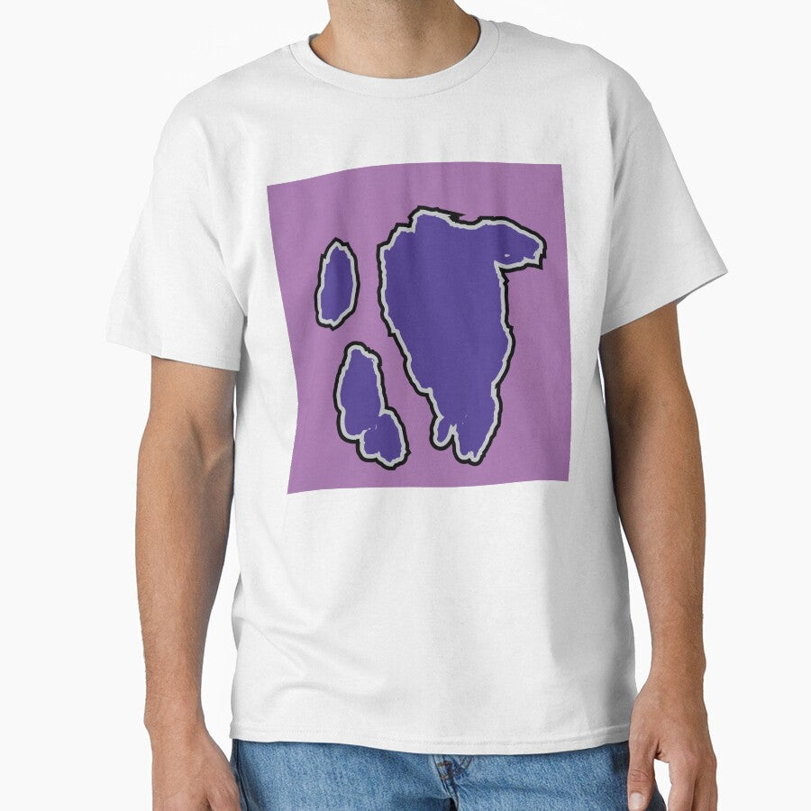 Big Purple Cow Pattern Violet Cowhide by - Adult & Kids T-Shirts, Sweatshirts & Hoodies apparel design preview 1