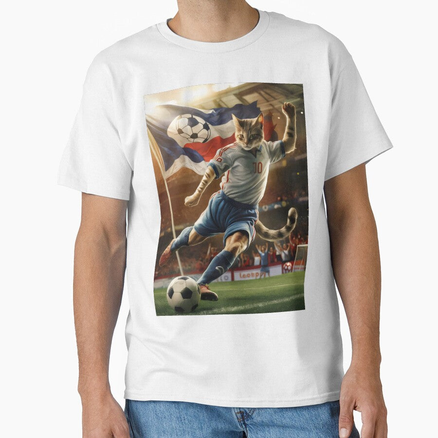 Cat football champion. by MyHappyArtShop - Adult & Kids T-Shirts, Sweatshirts & Hoodies apparel design preview 1