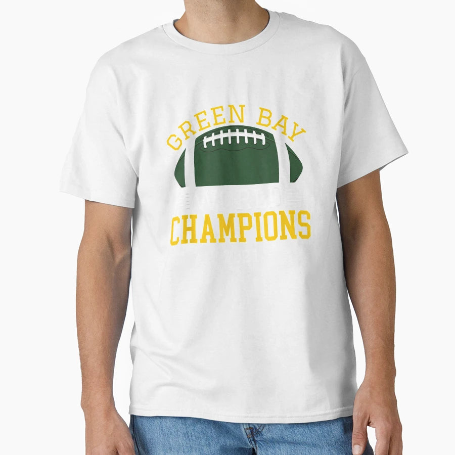 Green Bay World Champions 2021 T-Shirt - Casual Everyday Wear for Adults - T-Shirt, Sweatshirt, Hoodie