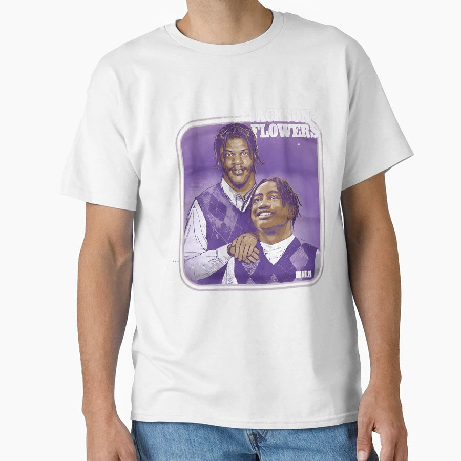 LJ And Zay Flowers Brothers T-Shirt - Novelty Apparel Unisex - T-Shirt, Sweatshirt, Hoodie