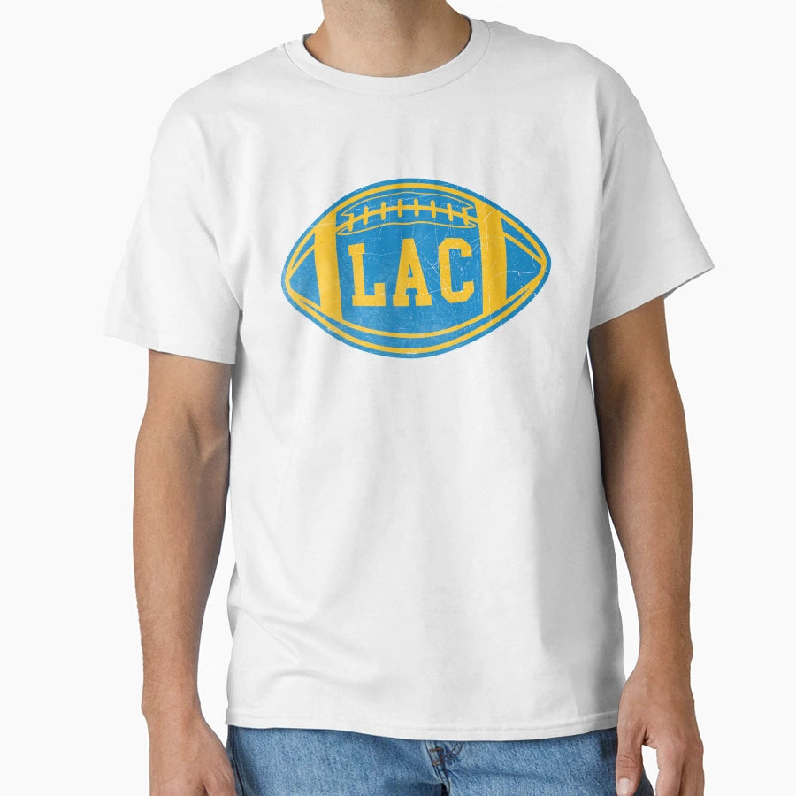 Los Angeles Throwback Football T-Shirt - Custom Art Print for Adults - T-Shirt, Sweatshirt, Hoodie