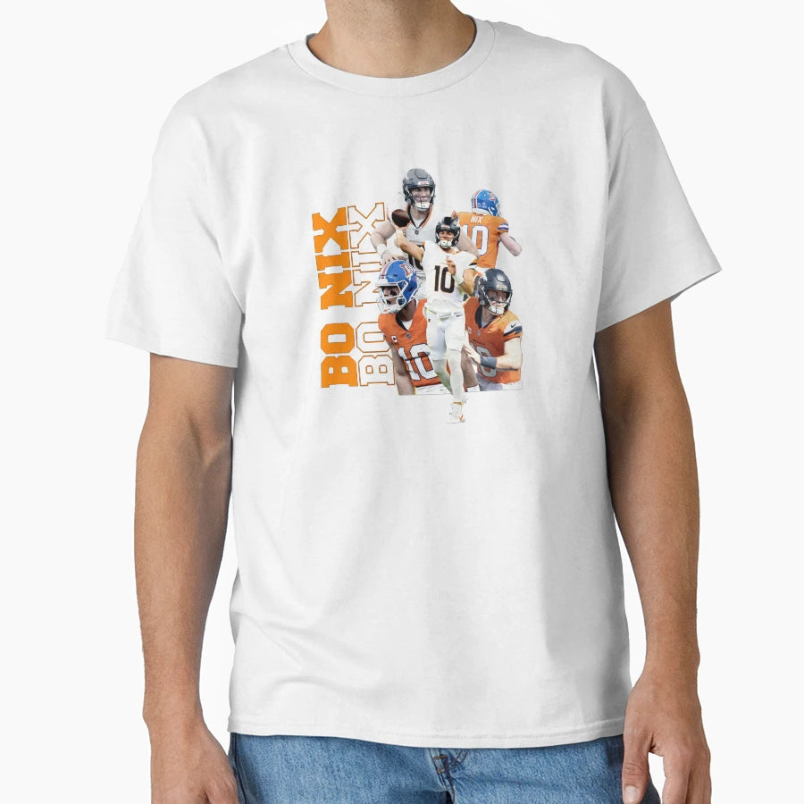 Bo Nix Streetwear Png Football T-Shirt - Streetwear Style for Adults - T-Shirt, Sweatshirt, Hoodie