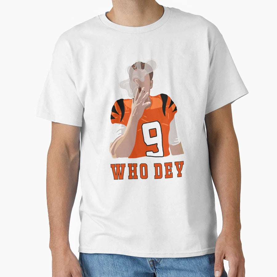 Who Dey JB T-Shirt - Custom Art Print Men Women - T-Shirt, Sweatshirt, Hoodie