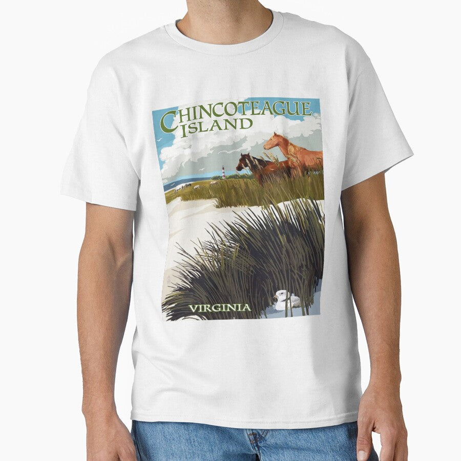 Chincoteague Island by JakeGoodwin - Adult & Kids T-Shirts, Sweatshirts & Hoodies apparel design preview 1