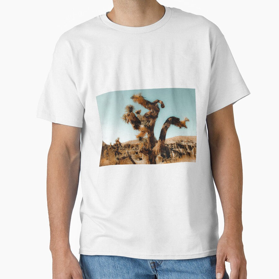 Cactus in the desert at Red Rock Canyon State Park, - Adult & Kids T-Shirts, Sweatshirts & Hoodies apparel design preview 1
