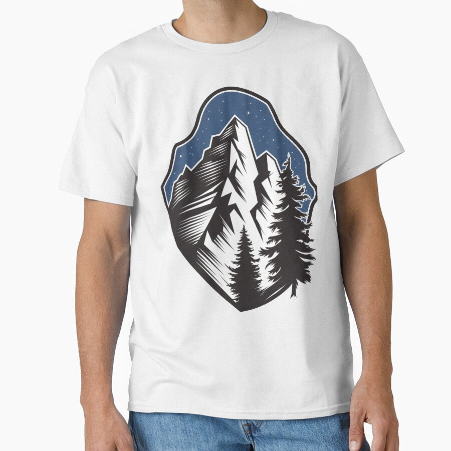 Mountain shield by AnamMHavan - Adult & Kids T-Shirts, Sweatshirts & Hoodies apparel design preview 1