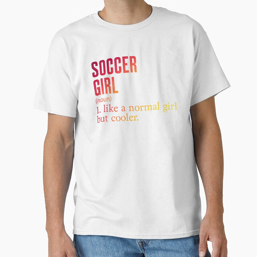 Soccer Girl Definition by ayoubker - Adult & Kids T-Shirts, Sweatshirts & Hoodies apparel design preview 1