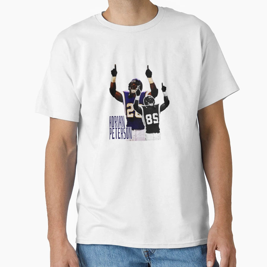 Adrian Peterson Minnesota Vikings T-Shirt - Novelty Apparel for Adults - T-Shirt, Sweatshirt, Hoodie