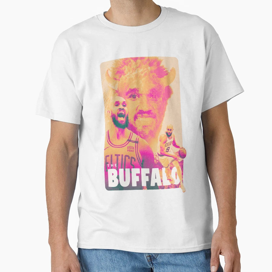 Derrick White Buffalo Soldier T-Shirt - Fun Novelty Design for Adults - T-Shirt, Sweatshirt, Hoodie