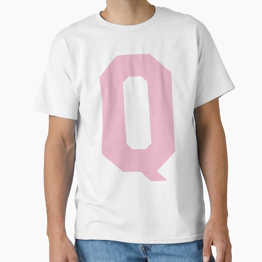 Alphabet Rose Q Sports Letter Q T-Shirt - Trendy Graphic for Adults - T-Shirt, Sweatshirt, Hoodie