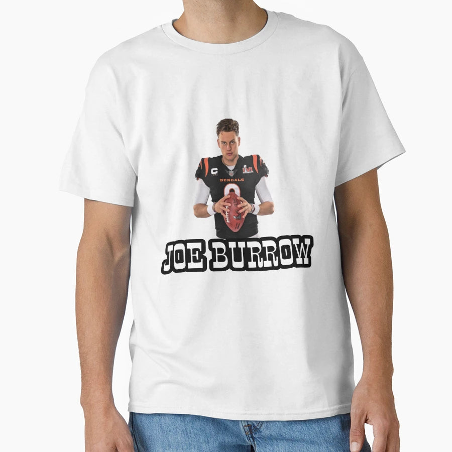 Joe Borrow Funny Photo Stiker T-Shirt - Minimalist Print for Adults - T-Shirt, Sweatshirt, Hoodie