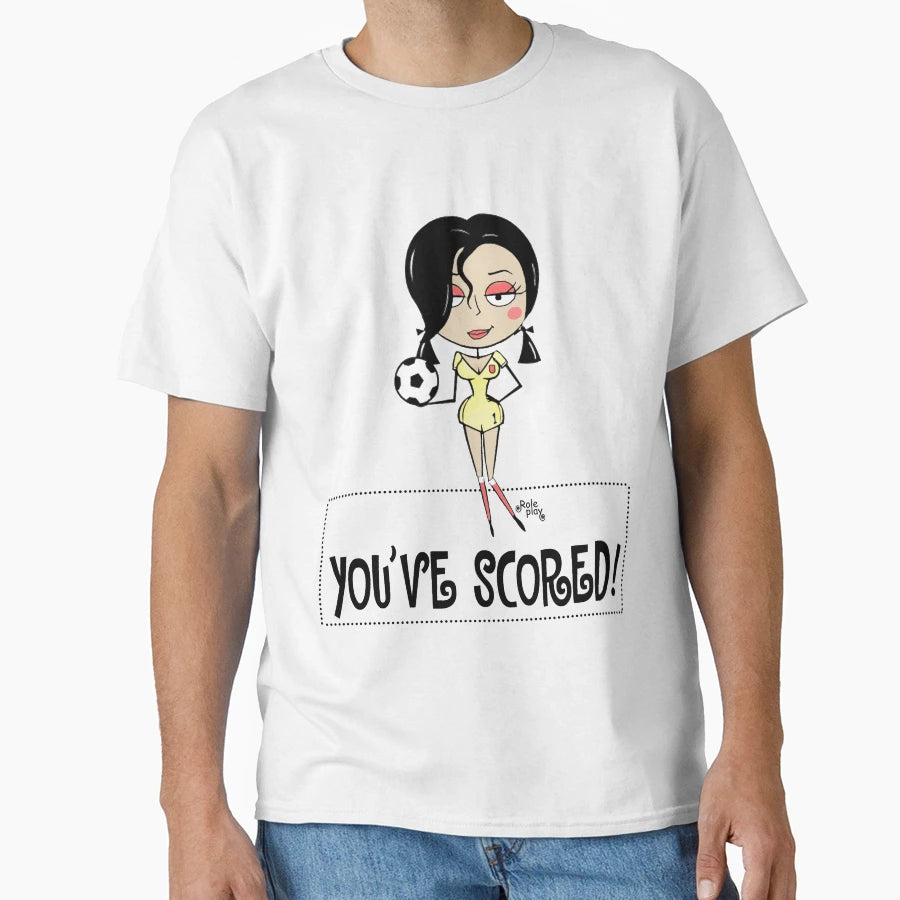 Sexy Football Soccer Strip Role T-Shirt - Casual Everyday Wear Men Women - T-Shirt, Sweatshirt, Hoodie