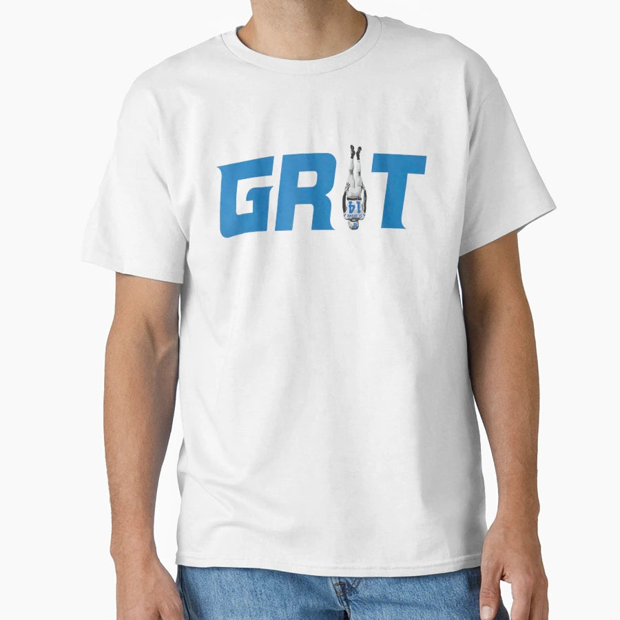 Detroit Lions Grit T-Shirt - Minimalist Print Unisex - T-Shirt, Sweatshirt, Hoodie