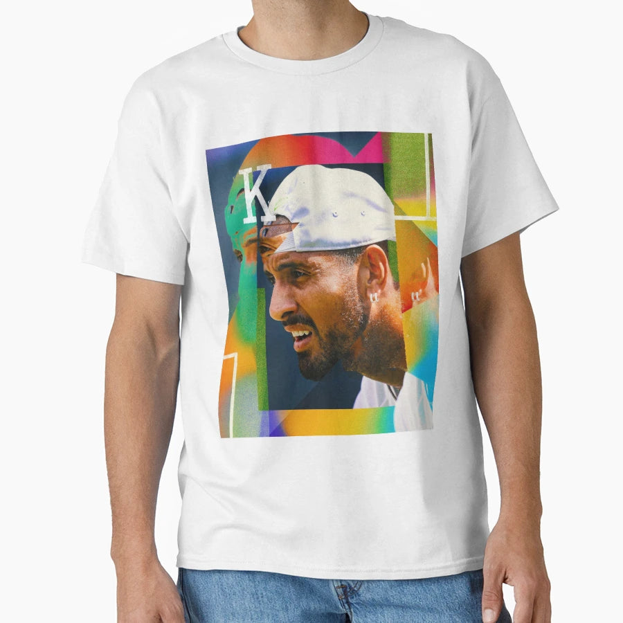 Nick Kyrgios T-Shirt - Minimalist Print for Adults - T-Shirt, Sweatshirt, Hoodie