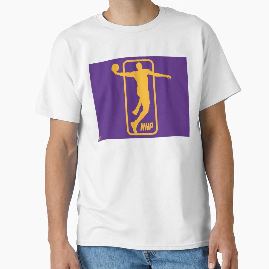 Digital Art Mvp Logo King James T-Shirt - Minimalist Print Men Women - T-Shirt, Sweatshirt, Hoodie