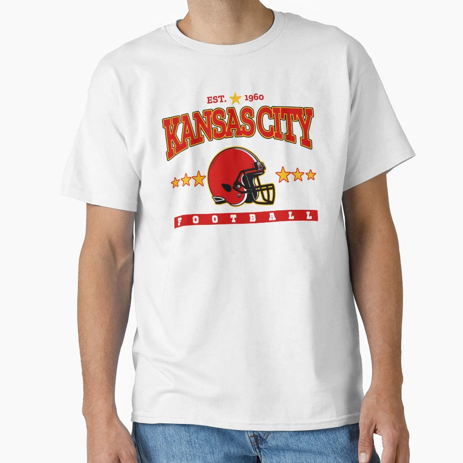 Kansas City Football T-Shirt - Trendy Graphic Unisex - T-Shirt, Sweatshirt, Hoodie