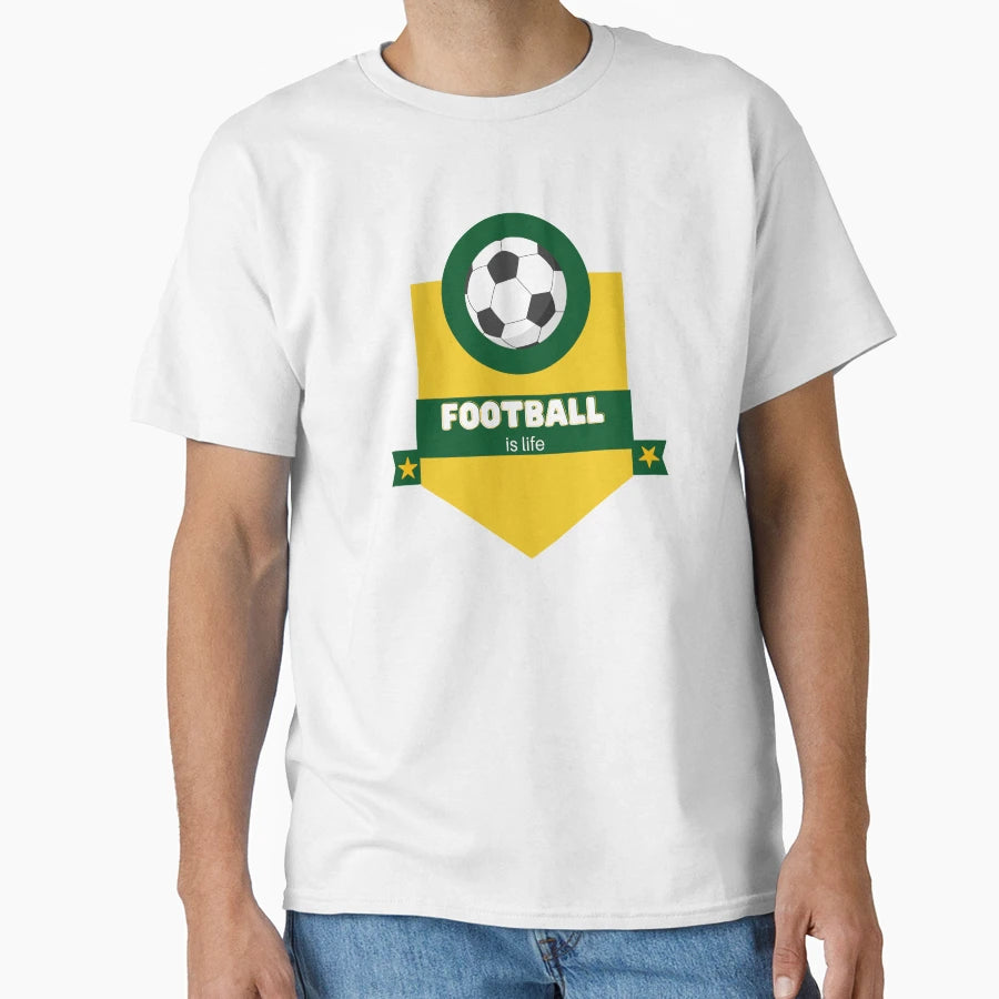 Football Is Life T-Shirt - Aesthetic Graphic for Adults - T-Shirt, Sweatshirt, Hoodie